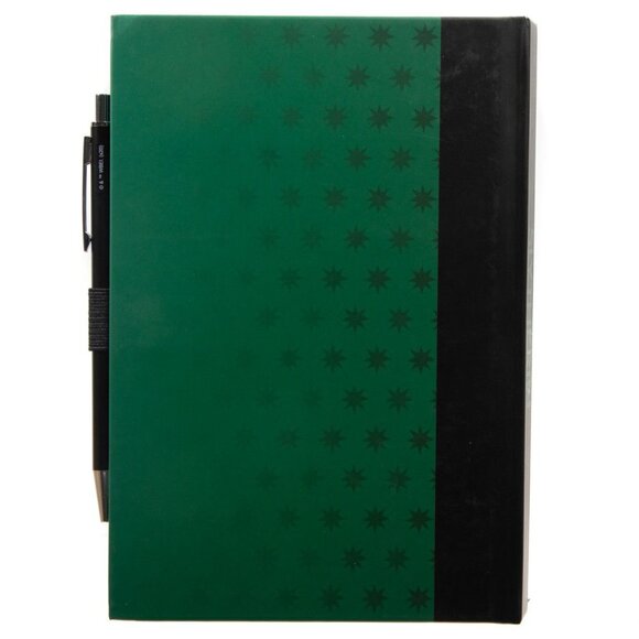 Harry Potter Slytherin Hardcover Journal and Pen Set with Gadget Decal - Picture 4 of 9